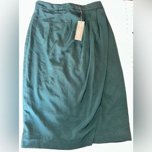 NY&CO Eva Mendes Line Emerald Green Pencil Skirt